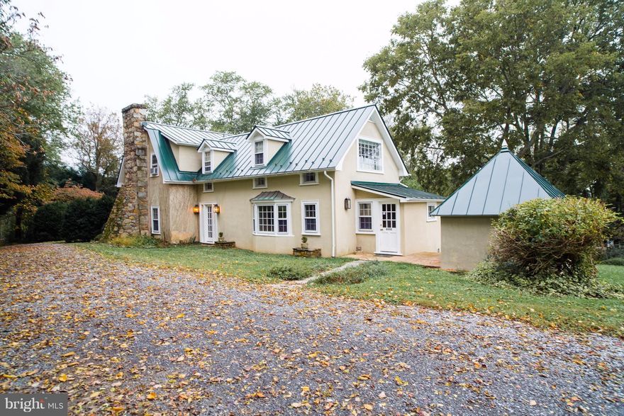 Charming property on approx 9.5 private acres on two Lots with beautiful pond and in ground swimming pool. Perfect setting and location.  Spacious studio with kitchen bedroom and Full Bath. Ideal for entertaining. Main Residence boasts 3 bedrooms with 3.5 Bath, Eat in Kitchen, Living room with wood burning fireplace, Dining room. Mountain Views