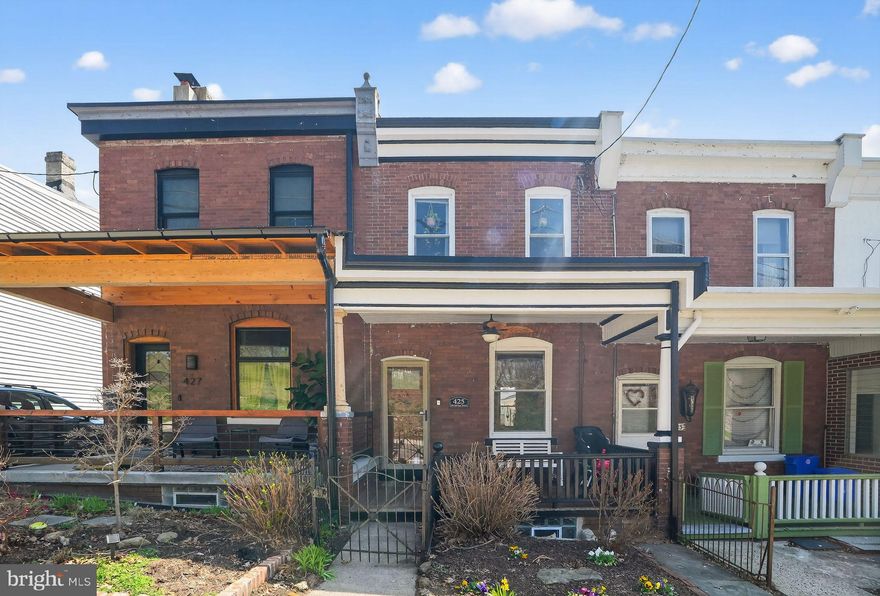 Welcome to 425 Hermitage St, a spacious 4-bedroom, 2-bath home that is perfectly situated in the heart of charming Roxborough, directly across from Gorgas Park!

Enjoy rare, unobstructed park views from your covered front porch and primary bedroom, along with abundant natural light throughout the home. Step outside and take advantage of immediate access to green space, playgrounds, gazebo, community events, and the Roxborough High School track, all conveniently right at your doorstep.

Inside, this home blends classic charm with thoughtful updates. Original hardwood floors have been beautifully maintained, complemented by fresh paint and a bright, inviting layout. The updated kitchen features stylish tile work, stainless steel appliances, and a deep farmhouse sink giving you the perfect space for both everyday living and entertaining.

Upstairs, you’ll find a full bath as well as three generously sized rooms. Layout these versatile spaces to your taste, easily serving as a home office, oversized closet, or additional bedrooms. The flexibility allows you to tailor the space to your lifestyle!

The newly finished basement expands your living space with a private bedroom and full bathroom. ideal for guests, a home office, or an in-law suite.

Step outside to a backyard designed for both relaxation and functionality. Enjoy a newly poured concrete patio, garden beds ready for flowers or vegetables, additional green space, and a convenient storage shed. This outdoor setup is a rare find in the Roxborough/Manayunk area.

Location is everything, and this home delivers. You’re just a 5-minute walk to the 9 and 27 bus lines, offering easy access to Center City within 30 minutes. A short drive brings you to both Ivy Ridge and Manayunk Regional Rail stations for even more commuting options. Plus, you’re within walking distance to Main Street Manayunk and Ridge Avenue in Roxborough which are both thriving with new restaurants, breweries, and cafes.

With quick access to I-76 and close proximity to Wissahickon Valley trails, this home offers the perfect balance of city convenience and outdoor lifestyle.