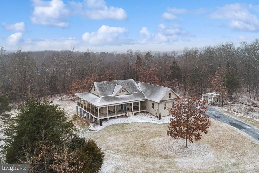 Welcome to your dream home nestled on ten acres of pristine beauty! This custom-built residence, constructed in 2019, boasts a perfect blend of modern comfort and rustic charm. Situated in a private and serene setting, this property offers the tranquility you've been searching for.

As you approach, you'll be greeted by the full wrap-around porch, inviting you to take in the breathtaking panoramic views of the surrounding landscape. Imagine sipping your morning coffee or unwinding in the evening while enjoying the beauty that stretches as far as the eye can see.

Step inside, and you'll find a meticulously designed interior featuring three bedrooms and two and a half baths. The heart of the home is the spacious living area, complete with a pellet stove, providing both warmth and ambiance during chilly nights. The open-concept layout seamlessly connects the living space to the kitchen, creating an ideal environment for entertaining friends and family.

The kitchen itself is equipped with modern appliances, ample counter space, and stylish cabinetry. Whether you're hosting a dinner party or preparing a quiet meal for two, this space is both functional and aesthetically pleasing.

The master suite is a true retreat, offering a private sanctuary with its own en-suite bathroom. The additional two bedrooms are generously sized, providing flexibility for guest rooms, home offices, or whatever suits your needs.

One of the unique features of this property is the full wrap-around porch that allows you to soak in the beauty of the outdoors from every angle. Additionally, a covered area ensures you can enjoy the porch year-round, rain or shine.

With a total of over ten acres at your disposal, the possibilities are endless. Create your own oasis, cultivate a garden, or simply relish the privacy that this expansive property provides. The sale includes two lots, giving you the option for further development or ensuring an extra layer of privacy.

This is not just a house; it's a lifestyle. Don't miss the opportunity to own this slice of paradise. Schedule your private showing today and experience the serenity of country living combined with the luxury of a modern, custom-built home.