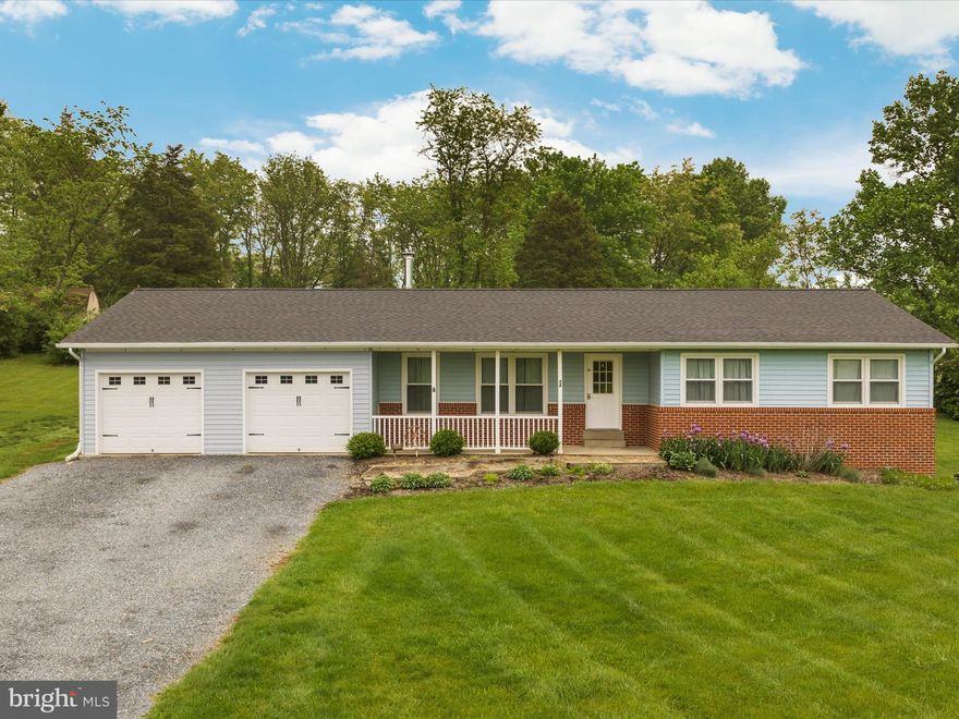 Nice, open flow rancher on almost 3 acres just off Runnymeade Rd. Brand new roof 2024. Septic just pumped. Nice large deck overlooking very peaceful  and private backyard, with a large shed.. Close and convenient to all major routes and P&G and Amazon . Large Primary suite w/walkin closet and updated bath. 
Large driveway that has lots of room for vehicles. Large 2 car garage w/shelving. This home is just waiting for it's new owner. Quick close availble. Comcast is available at property (owner does not have it, but Comcast verified it is available)