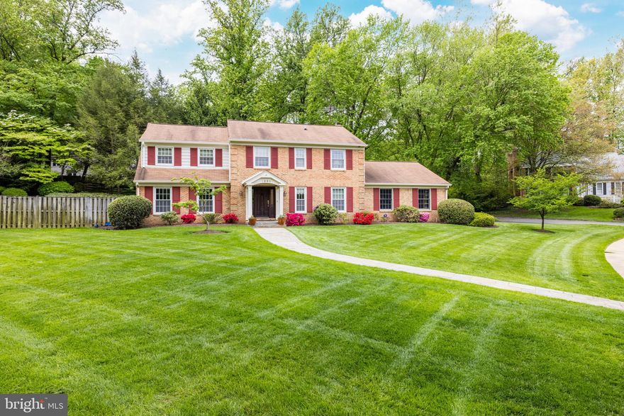 1208 Old Stable is a classic colonial located in sought after McLean Hunt on a beautifully landscaped lot with a pool and spa. Located directly across the street from the Mclean Hunt private neighborhood 5 acre parkland, this lovely home has approximately 4850 sf of living space including a kitchen addition and a main level bedroom addition (can also be used as an office / hobby room) with a full bath. The main level has a great circular floor plan for flow for entertaining starting with the gracious foyer that takes you to the formal living room and adjoining dining room.  The large thoughtfully designed kitchen opens to the breakfast area and the oversized family room with gas fireplace and wall of built-ins. The kitchen includes a large eat up center island and stainless steel farmers sink and appliances. The bar/butlers pantry with wine refrigerator is easily accessible from the dining room and family room and adds to your entertaining enjoyment.  For outdoor entertainment, there are French doors which take you from the main level onto a large deck with built in benches and the lushly landscaped and fenced backyard with a beautiful kidney shaped pool with an expansive patio bordered by a stone wall. The main level has hardwood throughout and is complete with a laundry room, several closets and a two car garage. 

The upper level has hardwood throughout with five bedrooms and two renovated baths. The spacious owner's site has a wall of built-ins, a large walk-in closet and luxury bath.  The fifth bedroom is presently being used as an office with built-in desk and shelves. The lower level with an expansive recreation room, has been updated with LTV flooring, updated bath and mirrored exercise room, and new windows and new exit door to walkup stairs. 

McLean Hunt is located equidistant to both the Dulles International Airport and Reagan National Airport. It has easy access to the GW Parkway and the Beltway for commuting to DC and Maryland. This neighborhood is highly sought after for its access to highly ranked schools, its proximity to the Dulles Tech Corridor.  Just minutes to some of the most beautiful parks in Northern Virginia such as Scotts Run, Difficult Run, Great Falls Park with paths that take you to the Potomac River.  Nearby amenities include Spring Hill Recreation Center with a tot lot, and surrounded by four turf fields and a baseball field with batting cage, the Hamlet Swim and Tennis Club and Spring Hill Elementary with two playgrounds.

Other improvements include a generator, front door with window panels, all new energy efficient windows, 6 inch gutters. The HVAC system has been updated over the past ten years.