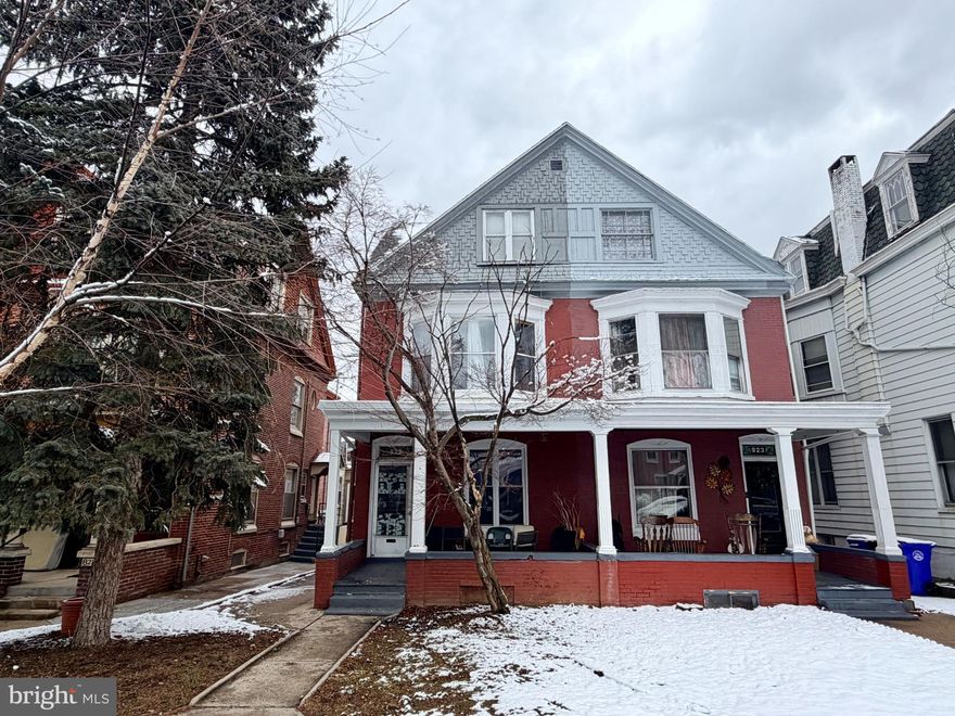 Two-Unit Investment Opportunity in Centre Park Historic District – Ideal for Owner-Occupant

Located within the desirable Centre Park Historic District of Reading, this two-unit property offers strong investment fundamentals with flexibility for both investors and owner-occupants. Under the same ownership since 2003, the building reflects long-term stewardship and consistent rental history.

Each unit is currently occupied by long-term tenants on month-to-month agreements, providing immediate income with the option for future adjustments. The property features three separate gas meters: one dedicated to the building’s heating system and one for each unit’s cooking and hot water. The owner currently pays for heat and water, while tenants are responsible for their individual gas usage for cooking and hot water.

This layout makes the property especially attractive for a buyer seeking a live-in investment opportunity—occupy one unit while generating rental income from the other.

Situated just off Centre Avenue, the property benefits from proximity to shopping, dining, parks, public transportation, and major commuter routes. The Centre Park neighborhood is known for its architectural character and historic charm, contributing to long-term neighborhood stability and appeal.

While the property could benefit from cosmetic improvements, it offers solid value-add potential and consistent occupancy history. Whether expanding an investment portfolio or purchasing a primary residence with supplemental income, this property presents a compelling opportunity in a well-established location.