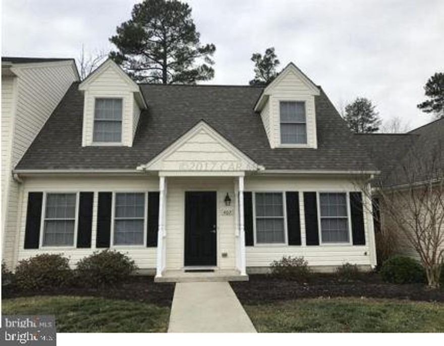 This awesome townhome is located on the north end of town convenient to RT 50 and RT 13, the mall, major shopping locations and restaurants. This conveniently located townhome is nestled back off the main road with a large back yard. The master bedroom and bath are downstairs with an additional 2 bedrooms and bath upstairs. HOA fees cover lawn care!