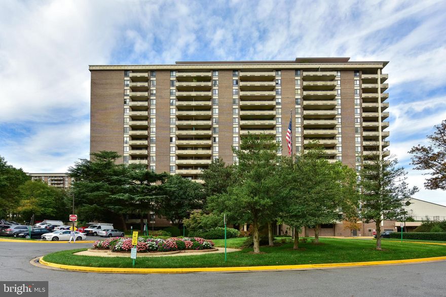 The Regency is located conveniently in the shadow of Tysons Corner.  It is less than 5 minutes to 4 major commuter roads & approximately  20 minutes to 2 major airports ... not to mention that world-class shopping and fine dining are located right around the corner. The Regency is a quiet building with amenities seldom found: library, convenience store, unisex hair salon, dry cleaners, 3 pools, 24/7 reception desk, gated community & right next door, for membership,  is the state-of-the-art Sport & Health Club.  Rent includes all utilities and one garage parking space. This unit overlooks the brand new Courtyard with firepits, outdoor kitchen and lush landscaping. Unit has new floors, fresh paint everywhere and new window blinds throughout.  Welcome to the best of lock-and-leave living.