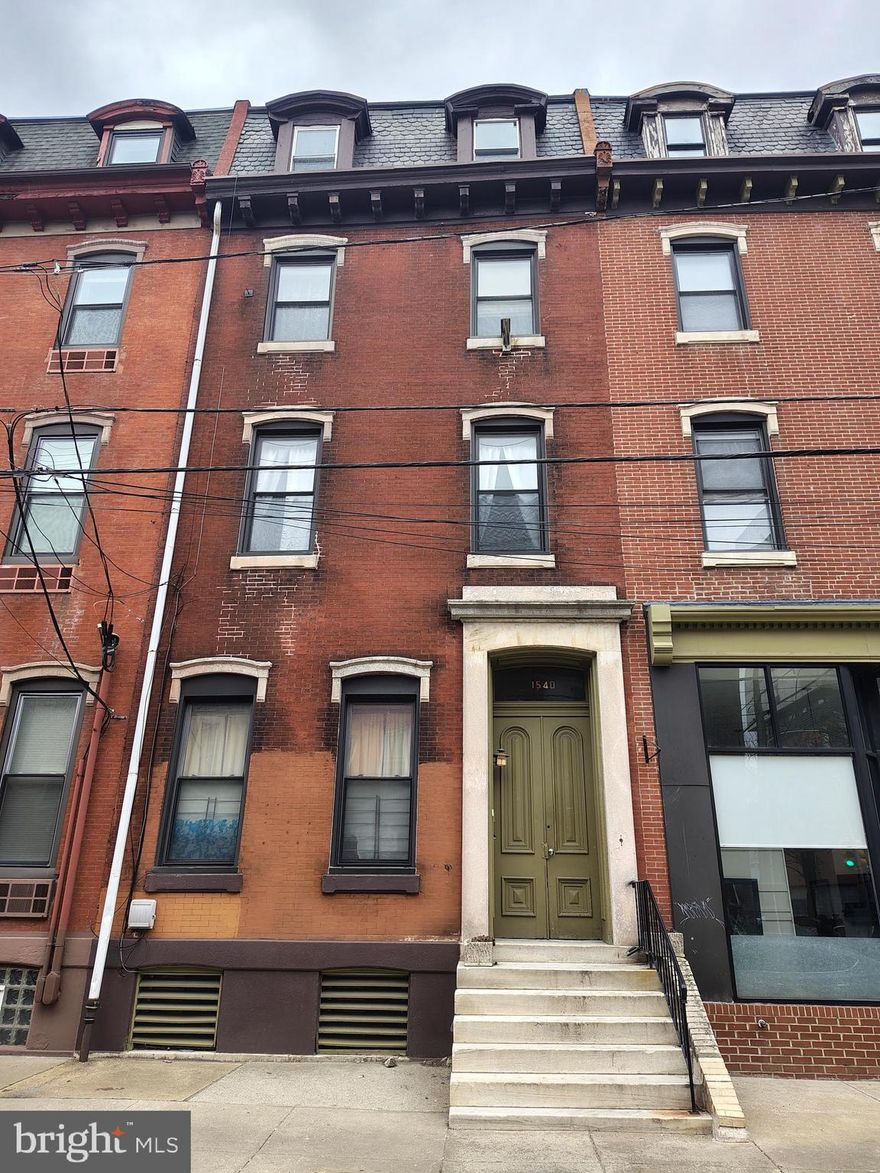 Fantastic  cash flowing investment opportunity in the heart of the Temple U area off campus housing market. This six unit building has been well cared for buy the current owner for nearly 40 years. . This building has the added bonus of extending from 15th Street to Sydenham Street with detached garage and/or plenty of vacant lot space for construction of an additional multi family property (build it yourself or subdivide and sell it). The units offer contemporary and well maintained finishes but can certainly be refreshed to increase the rents. All units are spacious and easily rented. Unit mix is Studio and 2BR/1BA Owner's Unit on ground floor, (2) 1BR/1BA Units on 2nd floor, and (1) 1BR/1BA and 2BR/1BA on 3rd floor. Gross income represents 4 units of income with owner's unit a(non-paying) and 3R vacant.  Projected rents range up to $78,600 per year when laundry and garage rental are included . All utilities are separated, systems are up to date. Owner must have time to lease back following settlement. Property is being sold as-is, seller will not make repairs or inspection concessions.