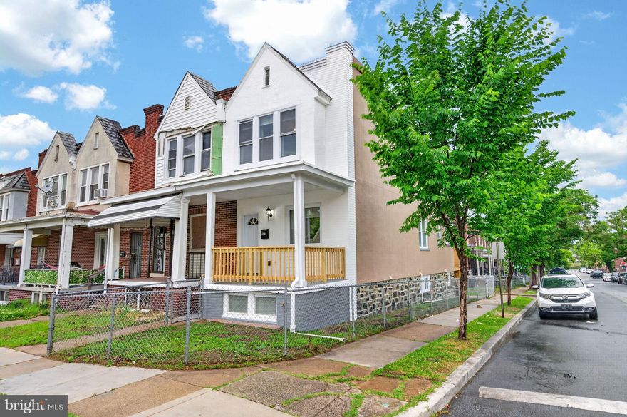 Welcome to 1122 Bonaparte Ave, a beautifully renovated end of row home offering space, style, and convenience in the heart of Baltimore City. This 4 bedroom, 2 full bathroom home has been updated from top to bottom and is completely move in ready. Step inside to an open concept layout featuring a spacious living room and dining area with durable LVP flooring, perfect for both everyday living and entertaining. The kitchen is designed to impress with stainless steel appliances, granite countertops, plenty of cabinet space, and a center island that gives you extra room to cook and gather. Upstairs, you’ll find three comfortable bedrooms, all with carpet flooring, along with a full bathroom. The fully finished basement adds even more living space, featuring a fourth bedroom, another full bathroom, tile flooring, and a washer and dryer for added convenience. One of the standout features of this home is the outdoor space, enjoy both front and back yards, something you rarely find in the city, especially with an end of row home. Located just minutes from Johns Hopkins Hospital, Clifton Park, Baltimore City College, and the District Court for Baltimore City, this home offers both comfort and convenience in a prime location. Don’t miss your chance to own a fully renovated home with space inside and out. Schedule your showing today!