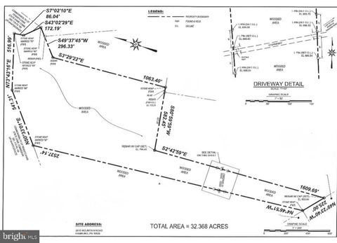 Vacant Land For Sale - 2615 Mountain Road<br/> HAMBURG, PA 19526