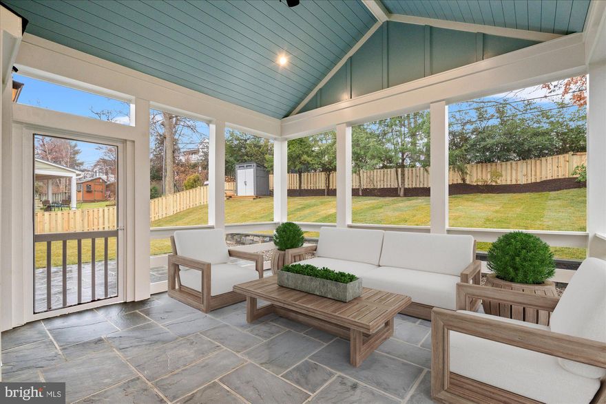 Soon the snow of 2026 will be forgotten.  However,  time enjoying your new outdoor living space  will bring memories that last a lifetime!  Fabulous  transformation in highly desirable Beverly Neighborhood!  Major improvements  with todays lifestyle in mind.  Beautifully reimagined Kitchen filled with sun light and ALL NEW appliances.  Including 6 burner Range, Dishwasher,  Single Wall Oven  with Convection Microwave Oven and Refrigerator.  Oversized quartz  island with an abundances of storage plus a food pantry will bring out the Top Chef in you. The Dining Room offers wall sconces and a  custom built-in cabinet that doubles as a perfect holiday serving station. Just off the Dining Room may be your new favorite area of the home. Beautifully crafted  HEATED Screened  Porch with  vaulted ceiling! Finished with rich flagstone floors and patio. The beautiful stone "smart "  wall provides additional outdoor seating. Just imagine the fun and memories for years to come. The  Upper level Family Room includes a wood burning fireplace, more  bookcase storage and a wall of windows. Newly refinished hardwood floors throughout the main level gives the home an upscale classic  look and feel.  Down the hall you will discover three well proportioned  bedrooms with recessed lighting and custom closet  built-ins in the Owners suite.  In addition, two updated bathrooms have been completed for your enjoyment. The lower level offers a modern day Family Room. Complete with an electric fireplace and additional storage throughout. You will also discover the fourth bedroom along with an additional 3rd bathroom. In addition this home comes complete with a laundry room including a  front load washer and dryer plus a utility sink with a butcher block folding area. The large Storage room with shelving  and additional full size Refrigerator will make this room most appreciated.  All easily assessable from the garage with its own electric car charger. Seller is offering THREE enticing incentives. 1. Seller contributes $350.00 when utilizing The Offices of Mark Allen for Settlement.  2. Finance with Greg Everett at Atlantic Union Bank and seller will assist with $2,500.00 toward closing cost.  3. Home conveys with a  2-10 Home "SUPREME" Warranty.  Lush landscaping has been added. Short 1 minute walk  to Beverly Park aka The "Pit".  Only one light to DC ! Easy access to Old Town and Del Ray !