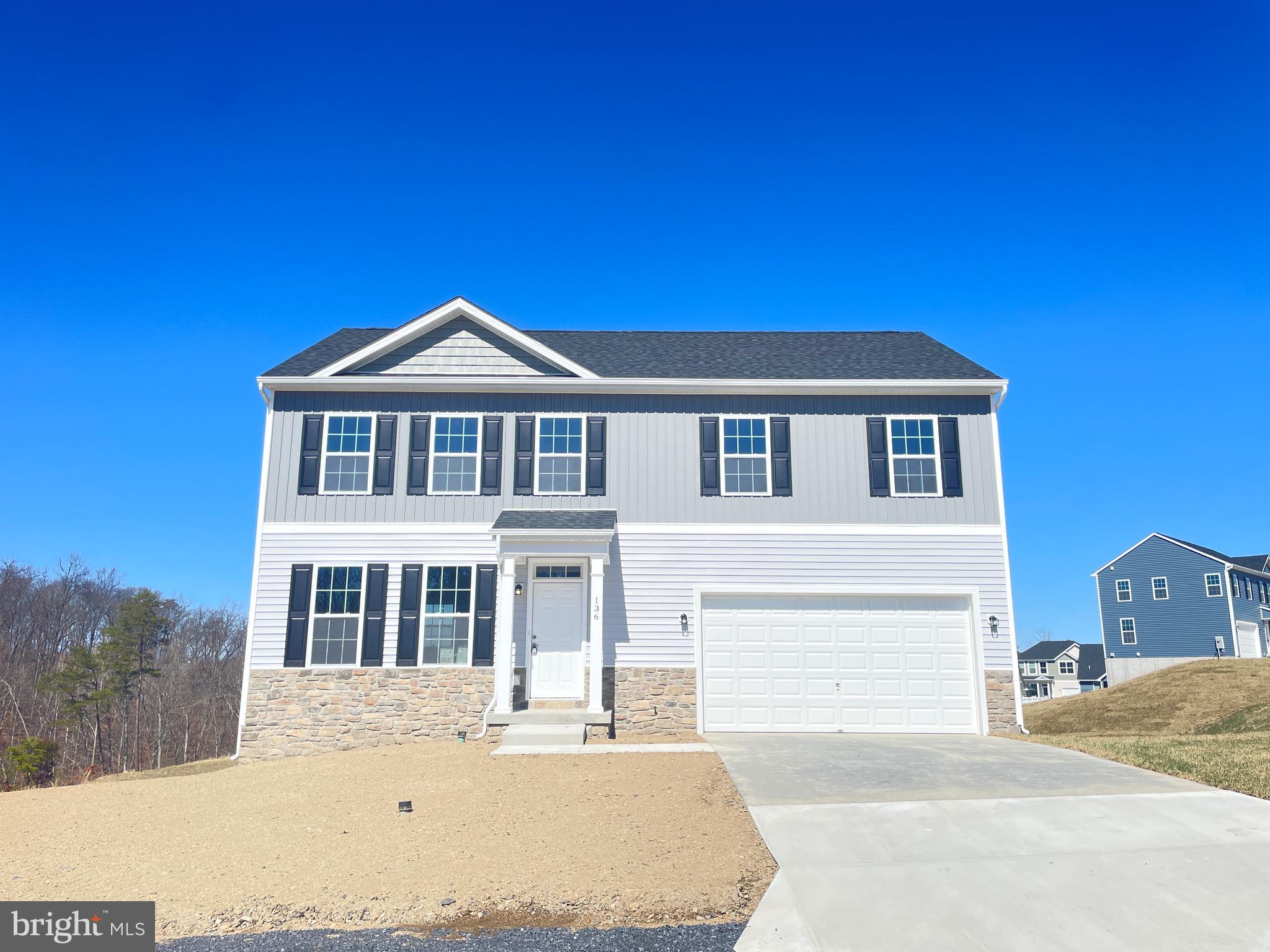 One of the last homes available in the neighborhood! Finished basement with full bath included. Almost ready for move in. This brand new 4 bedroom features 3.5 bathrooms, a fresh white kitchen with island and quartz countertops, large laundry room and super spacious primary suite. This house sits up tall and offers a great view. Call us or call your agent and schedule a tour, This one will probably go fast! $7500 in seller paid closing costs.