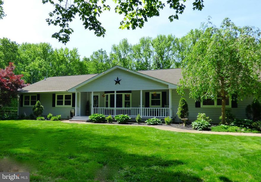 Well maintained 3-4 bed, 2.1 bath ranch with detached 3+ bay garage w/ a 1 bed, 1 bth apartment & 4 stall barn! This hidden gem offers amazing privacy, convenience to town and the best of Cecil Co. living.  House has a finished lower level w/ TV, workout & Pool room w/ a bar. Updates inc. mudroom, sunroom & bathrooms. Apt is perfect for in-laws, etc, & there is a 1/2 bath in garage.