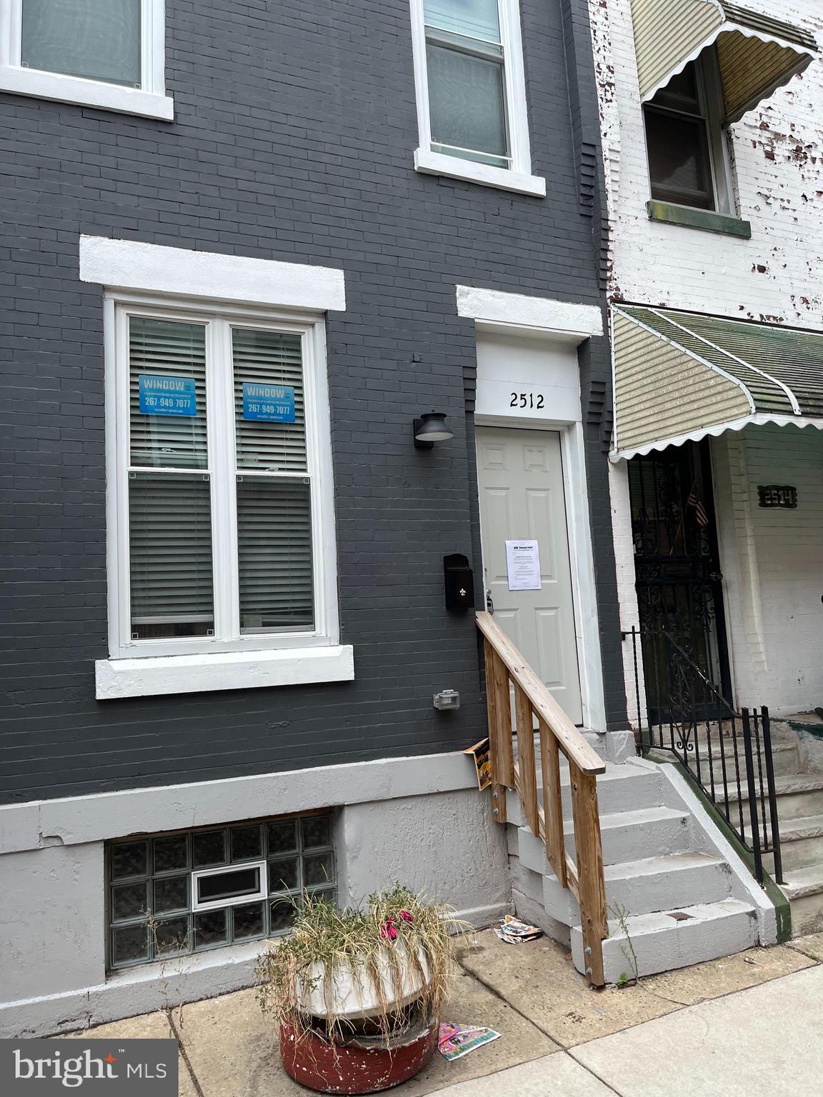 This building is full of shared living spaces complete with laminate floors and a newly renovated kitchen full of cabinet and storage space. There are three bedrooms and three private bathrooms in this building, with the first bedroom and bathroom located on the first floor. There are also two bedrooms and private bathrooms located on the second floor, also with good-sized closets for extra storage needs. The basement located downstairs also has ample room for storage and organization. This house could be used as a co-living investment property or easily converted to a single-family residence.