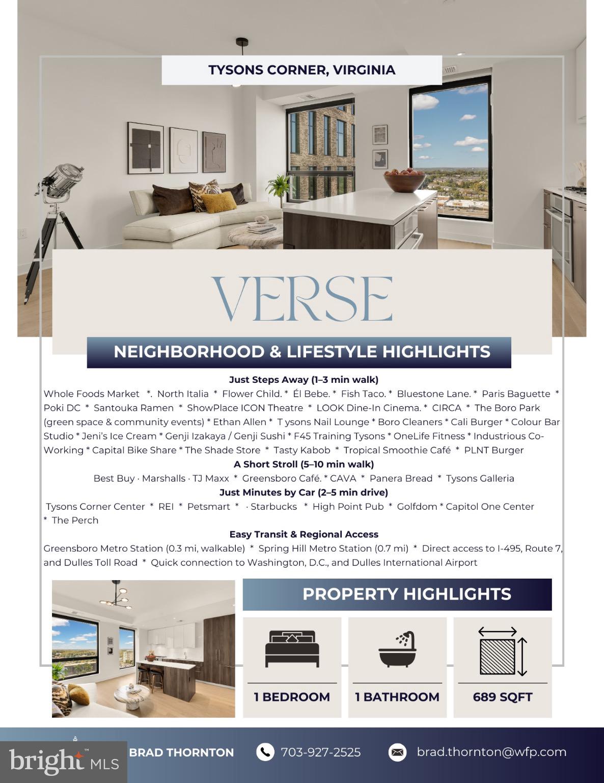 THE BORO TYSONS - Residential