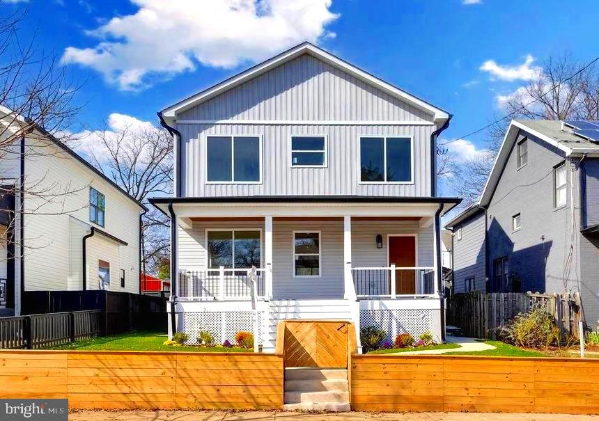 Welcome to 2610 17th St NE, a truly one-of-a-kind, bespoke residence in coveted Langdon sitting on a large lot. Affordable luxury meets cozy in the heart of DC. 3700+ sq ft of living space featuring 5 Bedrooms, 3.5 Bathrooms, generous backyard, and 2 car parking spaces
Potential income generating basement with 2 bedrooms and 1 bathroom, separate kitchenette, laundry room. Basement features completely separate HVAC system as well as a separate electric electric sub-panel.
The custom home blends traditional and contemporary style, featuring all luxury finishes with large windows allowing a lot of natural light. High-end quartz countertops make a statement as an oversized waterfall island in the kitchen. Upstairs there is a massive primary suite, 2 additional BRs and Jack&Jill style bathroom. Upper level also has it's own separate Washer/Dryer. Home has tons of storage in the attic, + Private Parking for 2 cars.
The lower level has the potential to be a separated rental unit with it's own kitchen. 2 Bedroom 1 Bathroom, kitchenette and a separate basement entrance. Additional separate washer and dryer located in the lower level. AIRBNB/Rent the basement for short-mid term for increased cash flow. Long-term rentals in the neighborhood are $2400+ for 2BRs with smaller square footage units. Live upstairs, generate rent from downstairs, make it your gym/entertainment/hobby level, or turn it into an au-pair/in-law suite.
Neighborhood: Zeke's Coffee Shop, grocery stores, plenty of restaurants on Rhode Island Row, neighboring Brookland with tons of development and potential. Located in close proximity to Langdon recreational park. The neighborhood offers a great playground, space to stroll, work out, or spend time relaxing. Own this one-of-a-kind, calm oasis -- close enough to everything DC has to offer while providing its own unlimited tranquility.