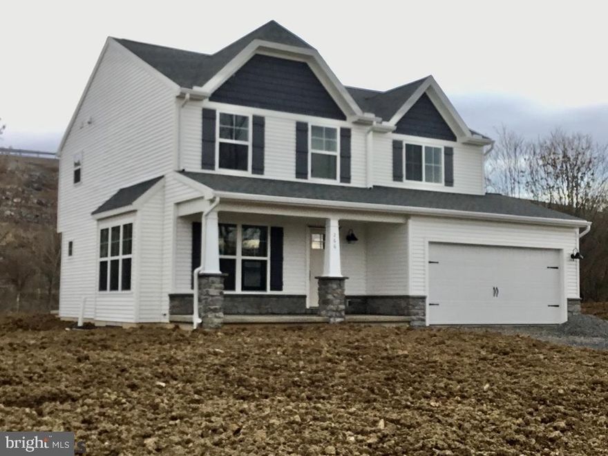 New Construction!  The "Revere C" offers a spacious first floor with the main living area, kitchen and breakfast room all open with loads of natural light. The second floor boasts a lovely owner's suite w/ full bath and 3 additional bedrooms.  It is situated on a nice sized flat lot and you won't want to miss the beautiful evening sunsets you will be able to view from you front yard.   "Measurements may not conform to ANSI practice of standards".  Buyer to verify taxes.