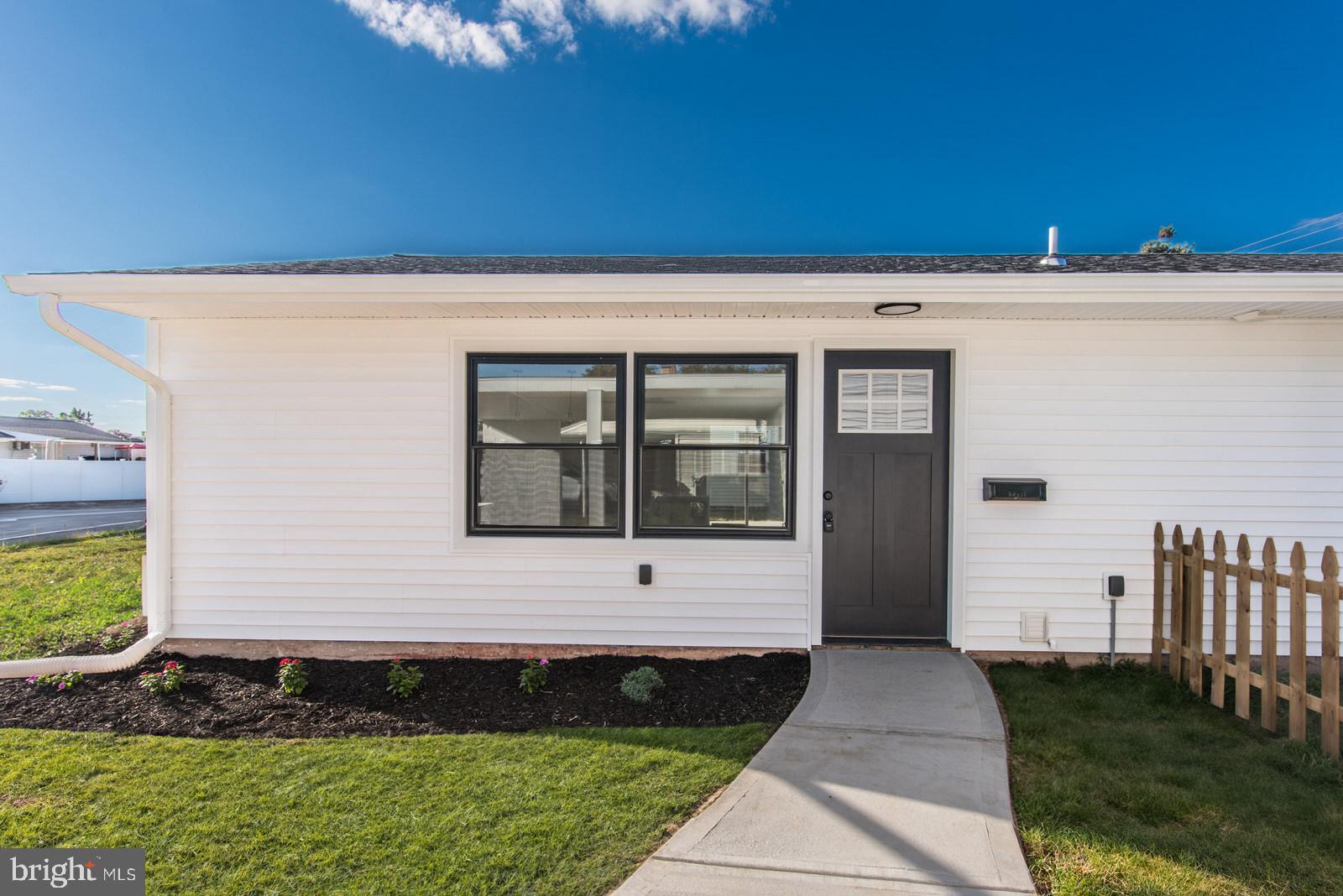 Welcome to this beautifully renovated ranch-style (Levittowner) home in the award-winning Pennsbury School District! Set on a spacious lot with large front and rear yards, this home is modernized inside and out. A detached carport with storage shed adds convenience. Step inside to a gorgeous white kitchen featuring granite countertops with a peninsula, stainless steel appliances, pendant lighting, and plenty of cabinet space. The bright, open living room includes sliding glass doors that lead to a private patio.
The home offers 3 spacious bedrooms with ample closet space and ceiling fans. A stylish 3-piece bath has been completely updated with ceramic tile flooring and walls. A dedicated laundry for your convenience.
Recent upgrades include fresh paint, new flooring throughout, new roof, new windows and doors, updated HVAC, and a 200-amp electrical panel.
Enjoy outdoor living in the large, private fenced-in rear yard. Everything here is brand new—move right in and be the first to call this home yours!