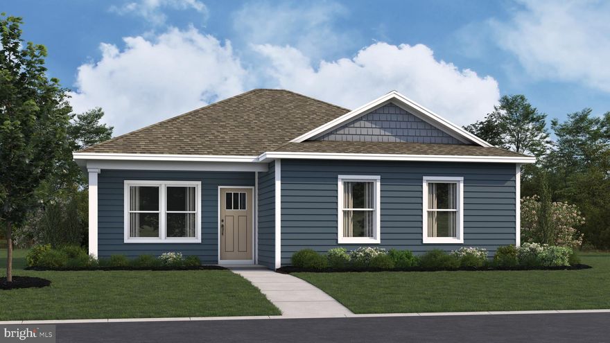 Explore 123 Parkland Road, a new home under-construction in the quaint Kinnamon Meadows community of Greensboro, MD. The Curtis is a 1,182 square foot, cottage-style ranch home with three bedrooms and two bathrooms. 

As you enter the home through the front porch, this thoughtfully designed home has a grand open concept living area that leads into the spacious kitchen. To the right, a long, main hallway allows for the two guest bedrooms and guest bathroom to be separate from the living areas of the home. Along this hallway, you will also find a coat closet, a hall linen closet, and the laundry room. 

The well-appointed kitchen features an abundance of stylish gray cabinetry, stainless steel appliances, a corner pantry and a peninsula island with additional room for seating. The main bedroom is set apart in the back of the home and features a walk-in closet and full bathroom with a double-bowl vanity. 

The included white blinds and an innovative Smart Home® package will give you complete peace of mind living in your new home. 

Pictures, artist renderings, photographs, colors, features, and sizes are for illustration purposes only and will vary from the homes as built. Image representative of plan only and may vary as built. Images are of model home and include custom design features that may not be available in other homes. Furnishings and decorative items not included with home purchase.