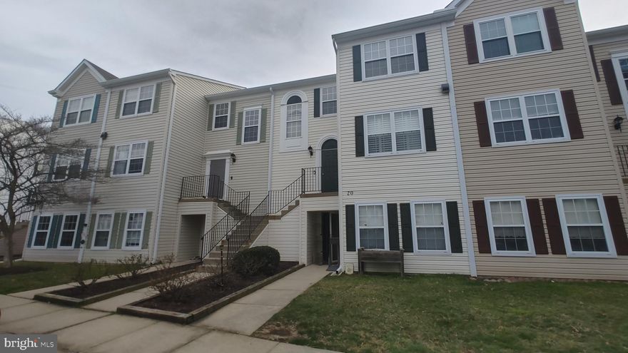 Welcome to this 3 bedroom 2 full bath condo unit in the sought- after neighborhood of Overlook Annapolis. The unit offers 1246 sq ft of living space and features a large living that opens to the kitchen. The primary bedroom has its own full bathroom and  the other two bedrooms are spacious and provide adequate privacy, with the second full bathroom located nearby.  Both the primary bedroom and bedroom 3 have access to the rear patio. Annapolis Overlook  offers its residents many amenities including  parks, fitness room and recreation center with outdoor pool, basketball & tennis  courts. The community has easy access to major routes such as I-97 and I-50, and is minutes away from Clock Tower Place Shopping Center, The Fresh Market, Quiet Waters Park, Sparrow Beach. Port Annapolis Marina, and Annapolis City Dock.