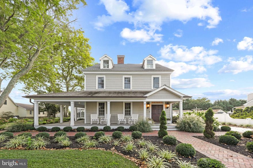 ICONIC FISHERS PARADISE: Dating back to the 1700s and a major renovation in 2020, this home provides a unique, one-of-a-kind experience with: wide plank hardwood floors, high ceilings, exposed beams, custom built-ins, multiple updated gas fireplaces, and much more. You will enjoy a completely updated gourmet kitchen featuring Quartz countertops, top of the line appliances, island/breakfast bar that is open to the family room, and sunroom, updated bathrooms, custom walking-in closet in owner's suite, views of the Lewes Rehoboth Canal, and more. Landscaping with mature trees, a brick patio, outdoor fireplace, and storage shed are exterior features one will love when relaxing on this oversized lot on Pilottown Rd.
In addition to the $4,300,000 sale price of 624 Pilottown Road, the buyers also purchased the canal front parcel directly across from the house (Tax #335-04.14-100.00) for $500,000, which is 116' x 74' / 8.276 sq ft in size, which includes a grass common area, designated parking, a boathouse, dock, and 6 boat slips, 2 of which are owned by the homeowner at 624 Pilottown Rd and 4 which are leased to other parties.