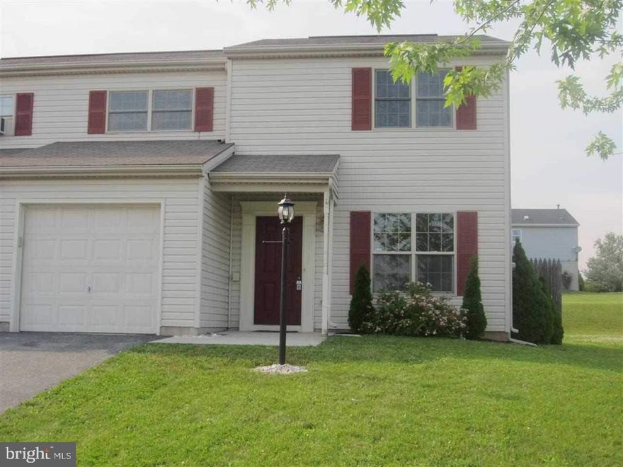 Move in ready. Spacious (1454 sqft) duplex is freshly painted and has all new carpet. Has central AC & gas forced air heat. All appliances and Home Warranty are included. Covered rear deck and large lot allow for fun in the sun. Schools and playgrounds are within walking distance. Motivated Seller willing to contribute to buyers closing cost.