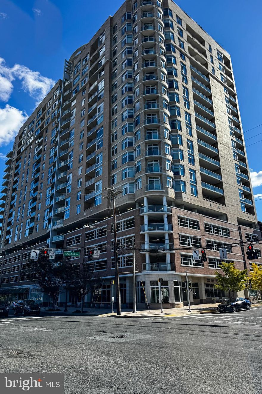 Welcome to this beautifully maintained condo offering modern finishes, natural light, and urban convenience. This spacious residence features one bedroom, a versatile den, and one full bathroom — perfect for working from home or hosting guests.

Enjoy a contemporary kitchen with granite countertops, stainless steel appliances, and sleek Italian cabinetry that opens to a bright living area with bamboo flooring throughout. Large windows fill the home with abundant sunlight and offer beautiful views of the surrounding cityscape.

The building provides an array of premium amenities, including a 24-hour front desk, recently renovated and elegantly designed lobby, fitness center, a guest suite, a billiard room, and business center. Relax and unwind on the rooftop, where you’ll find a sparkling swimming pool and jacuzzi with stunning panoramic city views, along with a spacious deck, party room, and theatre.

Garage parking is included and conveniently located close to the elevator for easy access. Gas and water are included in the condo fee.

Ideally situated between Twinbrook and White Flint Metro stations — both just a 5-minute walk away — this home offers effortless connectivity and is within walking distance to shopping, dining, and entertainment.

Experience the perfect blend of comfort, style, and location in this exceptional urban retreat.

**Special feature: A one-bedroom apartment on the first floor is available for lease by the property owners to visit relatives. Separate occupancy agreement applies; notice required before leasing**
Please take off your shoes before entering the property!