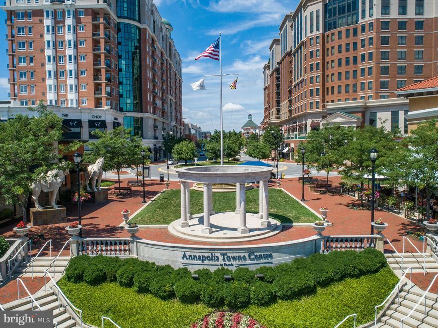 Beautiful penthouse in the heart of Annapolis.  Premiere Location.   The Grandview offers upscale living and this is one of the largest and best residences on the exclusive 12th floor.     Views for miles and a balcony overlooking the Towne Centre to enjoy their holiday events and outdoor venues.   Very well maintained and gently lived in so you can move right in!  The amenities include concierge service, security features, fitness center, library/meeting room which could be a 3rd bedroom, roof top pool and lounge, spacious club room with bar perfect for entertaining your guests.    Gated parking garage.  Three garage parking spaces and an additional storage unit.     You are within walking distance to  a variety  of great restaurants and retail stores or just have items delivered to you.   Close to downtown Annapolis, the Naval Academy.  Easy access to Rt 50 and 97 makes this an easy commuting location for DC and Baltimore.  24 hour notice for showings preferred.