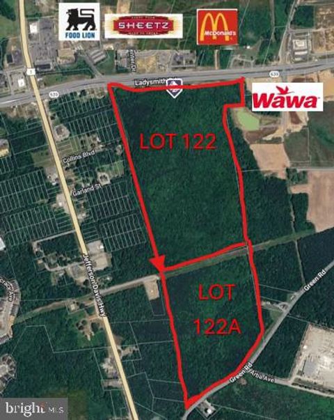 Vacant Land For Sale - Ladysmith Road #LOTS 122  122A<br/> Caroline County, RUTHER GLEN, VA 22546