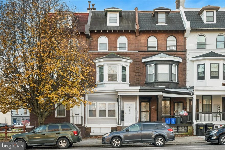 Calling all investors! 4024 Parkside Avenue is a fully-occupied, turnkey 3-unit in the heart of East Parkside, currently operating at an impressive 8% cap rate with $5,500/month in rental income ($66,000 annually). The property features two 2-bedroom, 1.5-bath units and one 4-bedroom, 2-bath unit, each tastefully finished with hardwood flooring, recessed lighting, stainless steel appliances, quartz countertops, subway tile backsplashes, and spacious bedrooms, ideal for low-maintenance, long-term holds.  Current rents are $1,900 and $1,500 for the 2BR/1.5BA units and $2,100 for the 4BR/2BA unit, offering immediate cash flow from day one. This is a true plug-and-play opportunity for an investor seeking a stabilized, modern multi-family asset in an up-and-coming neighborhood, schedule your tour today. Inquire within for video tour of the property.