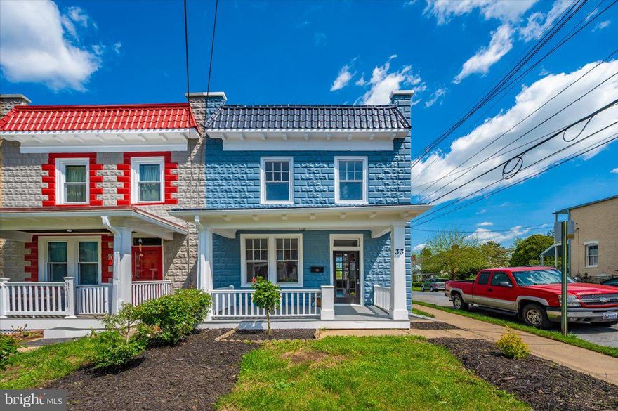 🏡 Fully Renovated 3 Bedroom End Unit with Modern Upgrades!  Welcome to this beautifully renovated 3 bedroom, 1 full bath, 1 half bath end unit home that blends historic charm with today’s modern conveniences. This property has been thoughtfully updated to offer turnkey living in style and comfort. Renovation Highlights:  Brand new 200 AMP service & electrical panel,  All-new wiring and plumbing throughout, New HVAC system for year-round comfort, Gorgeous kitchen featuring quartz countertops, stainless steel appliances, and a stylish farm sink, New luxury vinyl plank (LVP) flooring throughout, Convenient new washer & dryer included, 🌿 Exterior & Outdoor Features:  Newly constructed front and back porches – perfect for relaxing or entertaining, Fresh sod and brand new fencing in the backyard offer a private, green retreat.  This home is move-in ready and perfect for anyone seeking quality craftsmanship and modern design in a charming, established neighborhood.📍 Schedule your showing today and experience all this stunning renovation has to offer!