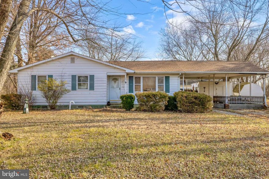 Located in the heart of Stevensville, this 3-bedroom, 1-bath rancher offers a prime opportunity for renovation, investment, or potential redevelopment. The property is within close distance to local schools, parks, and downtown Stevensville, and is approximately ½ mile from the Cross Island Trail, providing convenient access to miles of paved walking and biking paths across Kent Island. Downtown Stevensville shops and restaurants are just a few blocks away, while the Chesapeake Bay Bridge is located roughly 2 miles away, offering quick access to the western shore. The property is served by town water and sewer. Per preliminary conversations with Queen Anne’s County, the parcel may have the potential to be subdivided into two to three lots of approximately 8,000 square feet each; however, all subdivision potential, zoning, and development feasibility must be independently verified by the buyer. This centrally located property combine infrastructure, and future upside in one of Kent Island’s most convenient areas. This property is in need of repairs to the main beam and joists.