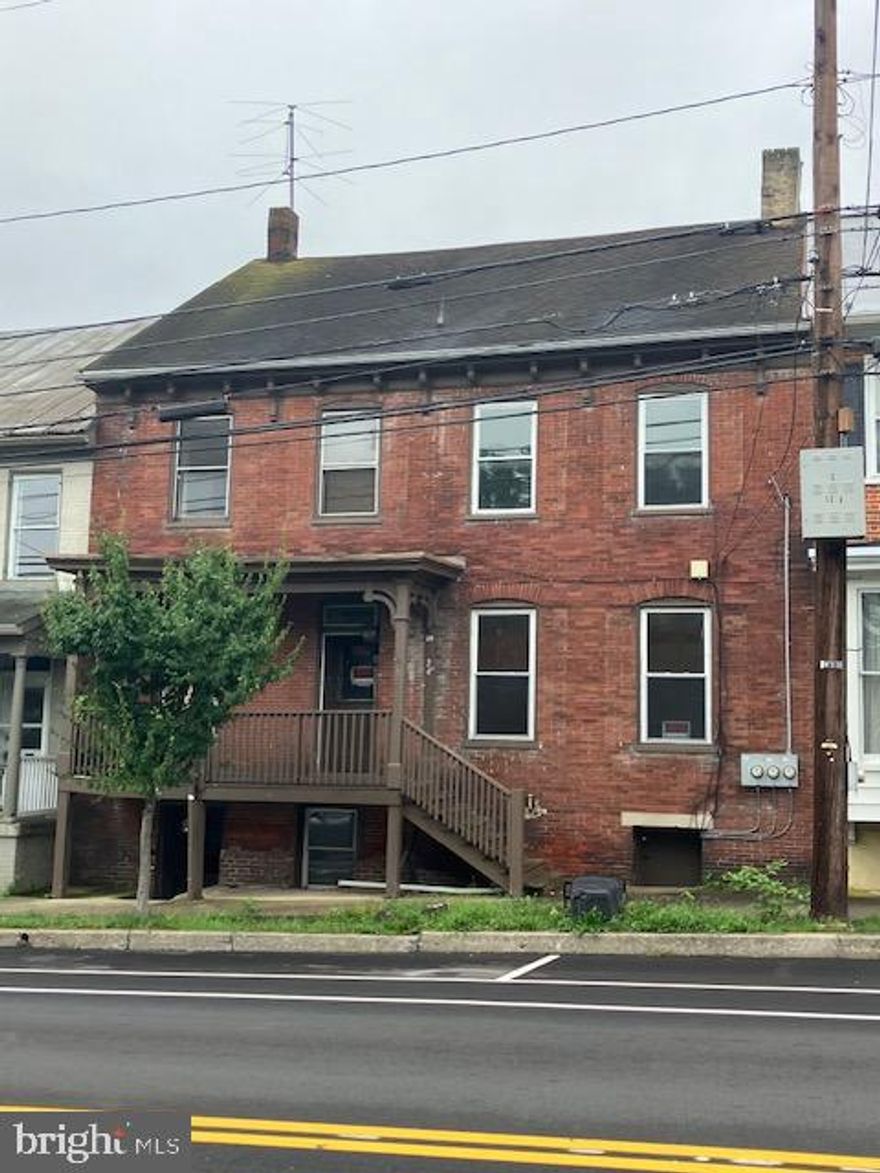 For comp purposes.  3 unit building in need to total rehab.