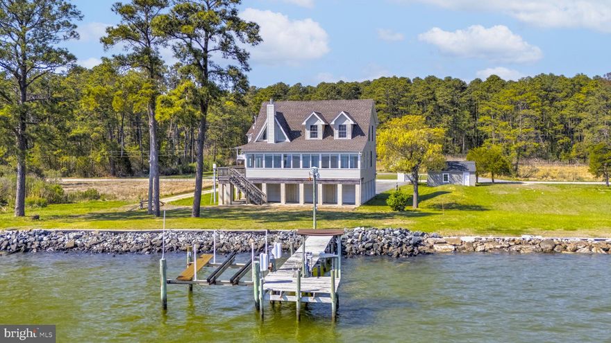 Experience waterfront living at its best with this beautifully maintained 2-bedroom, 2.5-bath home with a loft, perfectly positioned along the Potomac River just minutes from historic Leonardtown. Whether you’re looking for a full-time residence or a relaxing getaway, this property delivers the ideal blend of comfort, functionality, and breathtaking views.  Designed for those who truly enjoy life on the water, the home features a private pier equipped with a boat lift and fish cleaning station—perfect for boating, fishing, crabbing, or simply enjoying peaceful days on the river.  Inside, you’re welcomed by a bright and open layout filled with natural light. The spacious sunroom showcases sweeping water views and creates the perfect space to unwind, entertain, or take in unforgettable sunsets year-round. The open-concept living, kitchen, and dining areas flow seamlessly, making everyday living and hosting effortless.  The versatile loft offers additional space that can easily serve as a guest area, home office, or cozy retreat. Two well-sized bedrooms provide comfort and privacy, while the 2.5 bathrooms add convenience for both everyday living and visitors.  An oversized 3-car garage ensures plenty of room for vehicles, storage, and all your water and outdoor gear.  Located in a peaceful waterfront setting yet just a short drive to Leonardtown’s shops, restaurants, and local attractions, this home offers the best of both worlds—privacy and accessibility.  Enjoy quiet mornings by the water, days spent out on the river, and evenings watching the sun set over the Potomac. This is your opportunity to own a true slice of waterfront living in Southern Maryland.