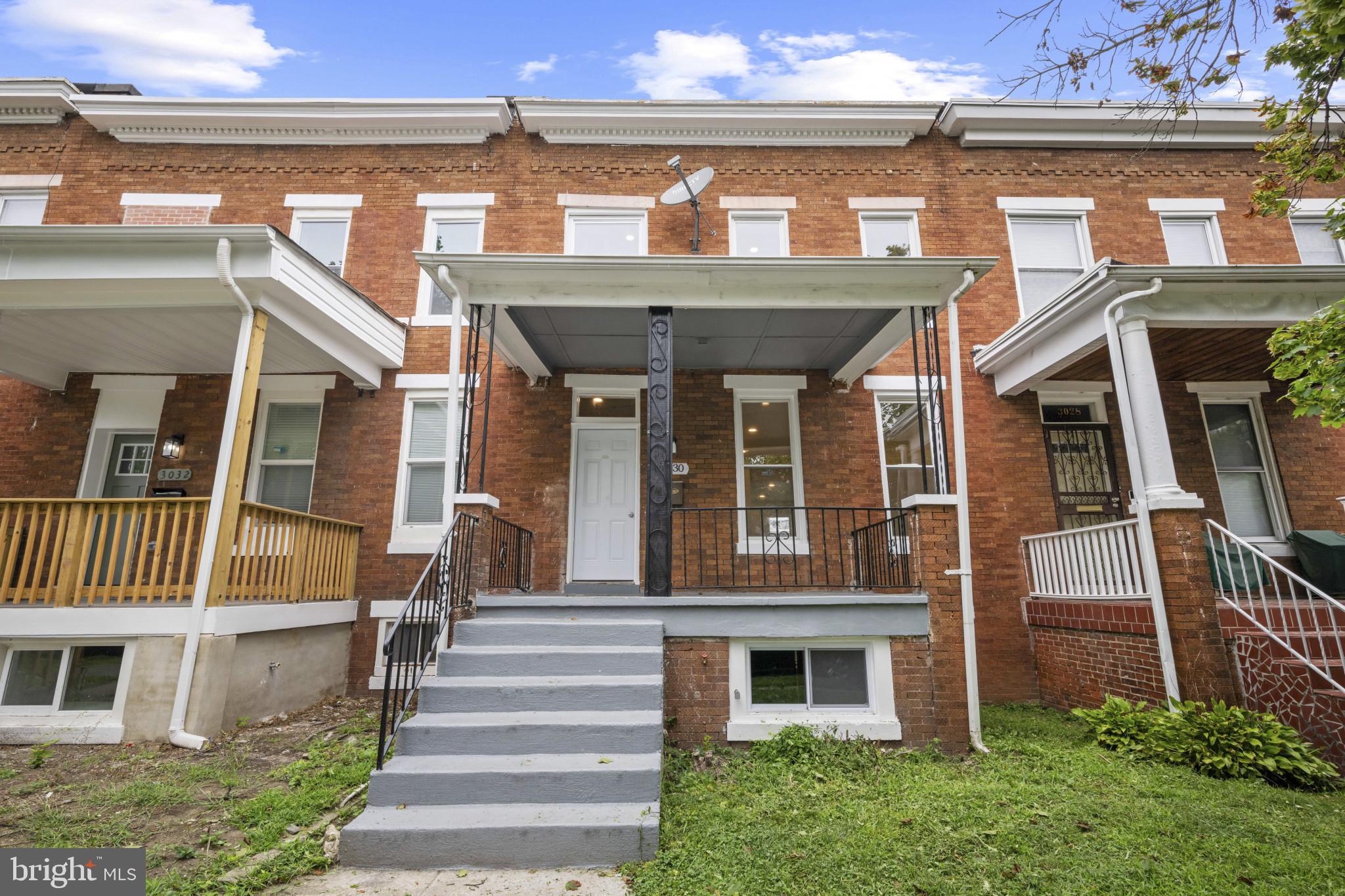 DON'T MISS OUT!! This charming 4 bedroom and 1.5 bath brick townhome boasts new updates from top to bottom: Brand NEW Central HVAC, New windows, new drywall, new flooring, new cabinets and counters, new interior doors, fresh paint, and brand new electrical (including outlets and switches)- come take a look! The main level welcomes you with an open flow between the living room, half bath, and the kitchen/dining area — ideal for everyday living and casual entertaining. Upstairs, find four sun-filled bedrooms and a full bath with shower/tub. Additionally the fully finished lower level offers a bonus room, and utility area with extra storage potential. Outside, the fenced rear yard is the perfect spot to grill out with family and friends. Don't miss you opportunity!