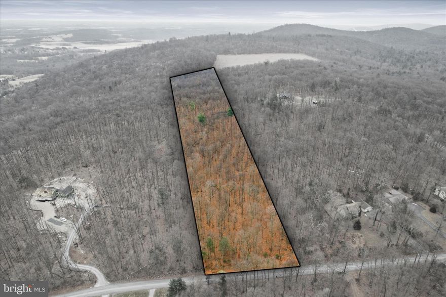 Nice 10.12 acre wooded lot that has been perc approved ready to be built on. Lot has 250' of Road Frontage and is currently in Clean and Green program. Corners of property are marked as well as the perc site.