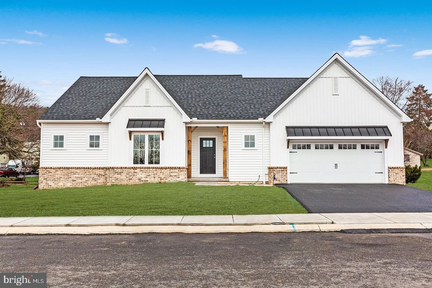 Ephrata Location, minutes from Routes 222, PA TURNPIKE and route 30.  Award Winning Zimmerman Home Builders, have created a modern one-floor living plan with 10' ceilings, Pella Windows, open with all the amenities that will compliment your lifestyle.  8' Island w/quartz or granite, custom soft close wood, dove tail cabinets, that also have a bank of pot/pan drawers.   Stainless Steel GE Energy Efficient DW, Disposal, Gas/Electric GE Range, and Microwave, hood or both*. 2 full custom bathrooms, raised vanities, double sinks, Core-Tech luxury vinyl tile.  Classic, Modern Ranch Lifestyle with all of the extras.  Lower level-9 ' ceilings with partially finished basement.