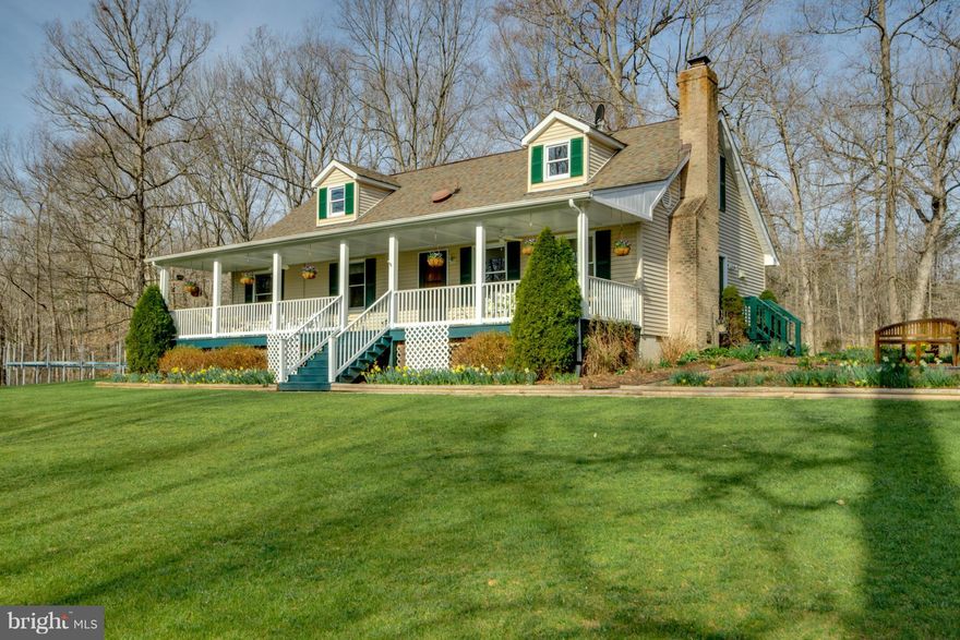 Serene Cape Cod on acreage! Spend the summer relaxing on the full-length front porch (with fans) overlooking the expansive front lawn and bass-filled pond. Enjoy the plethora of plants, flowers, fruit & veggies already planted and ready for your summer harvest. The light-filled rooms will welcome all guests & the brick fireplace is the perfect centerpiece for cool nights. Det. garage w/workspace.