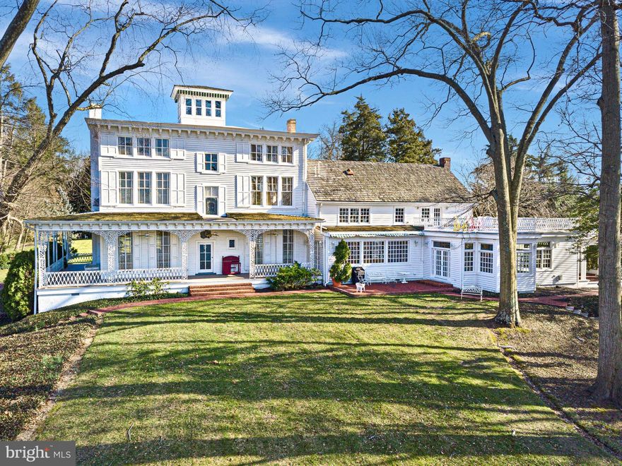 Breathtaking 18 ± acre Sassafras River Estate conveniently positioned between Philadelphia and Baltimore on the Eastern Shore of Maryland. Less than one hour from Philadelphia International Airport. 17 bedrooms 16.5 baths, circa late 1800's restored Italianate Manor House with unbelievable down river views and summer sunsets. Partially finished basement with an extensive wine cellar designed for the wine connoisseur, with a capacity for approximately 2500 bottles. Pick your favorite relaxing spot on the dock, the Manor House, the Cottage, Pool House, Guest House, Barn Tavern, or anywhere over the expansive private grounds. Perfect location for plenty of water sports, water skiing, wakeboarding, sailing, paddle boarding and fishing. Just minutes by boat to deep water Georgetown Harbor, with its numerous shops and restaurants. Must experience this property and area to fully appreciate.  Perfect for the most discerning of Eastern Shore waterfront Buyers.    Property has 24 hour security/fire/police cameras. Workshop equipment is excluded.  Listing agent must accompany all showings, with 48 hours notice.  Prior to confirmation of showing, selling agent will provide listing agent with copy of pre-qualification satisfactory to seller, and selling agent must accompany buyer at all showings. 
Property is being sold in “AS IS” condition.  Any inspections are for informational purposes only.