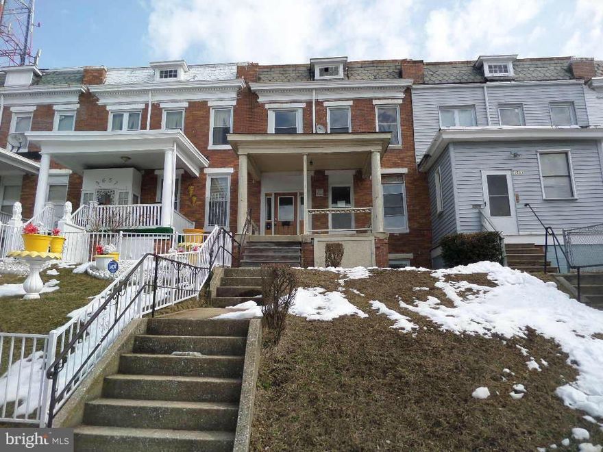 HUD Owned Home, HUD case # 241-829157. Sold "As Is".  Charming colonial in Baltimore City. 4 bedrooms 2.5 baths. Fully finished basement. This home has hardwood floors, separate dining room. Rear yard perfect for Summertime fun! Don't miss this opportunity to own this beautiful home!
