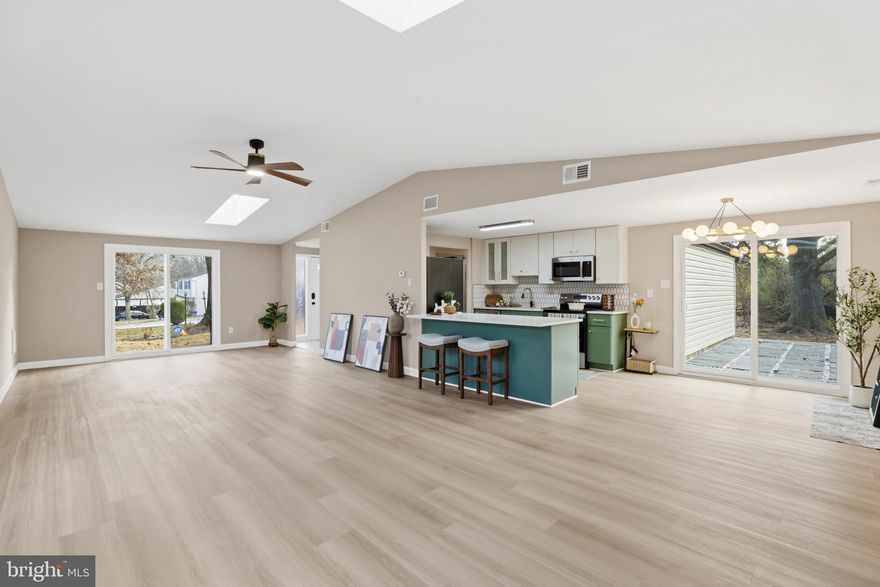 Welcome to 9029 Flicker Place — a fully gut-renovated single-family home tucked on a quiet cul-de-sac in one of Columbia’s most desirable neighborhoods. Renovated from top to bottom in 2025, this home feels truly brand new from the moment you arrive.

ALL NEW UPGRADES INCLUDE: **ROOF**, **FACE BOARDS**, **ENERGY-EFFICIENT WINDOWS**, **SLIDING DOORS**, **PLUMBING**, **HVAC SYSTEM**, ** WATER HEATER**, **FRONT AND BACK PATIOS**, **COMMERCIAL-GRADE LUXURY VINYL FLOORING**, **HIGH-END PORCELAIN TILE FLOORING**, **SHERWIN-WILLIAMS PAINT**, **RECESSED LIGHTING**, **CEILING FANS**, **INTERIOR DOORS**, **KITCHEN CABINETRY**, **QUARTZ COUNTERTOPS**, **STYLISH BACKSPLASH**, **GE APPLIANCES**, **KITCHEN SINK & FAUCET**, **BATHTUB**, **FULLY TILED SHOWER**,  **SAMSUNG FRONT-LOAD WASHER AND DRYER**

The exterior has been beautifully refreshed with a new roof and new face boards, new patios in the front and back, new sliding doors, and new energy-efficient windows. Step inside and you’ll immediately notice the bright, modern layout and designer finishes throughout — including commercial-grade luxury vinyl and high-end porcelain tile flooring, fresh Sherwin-Williams paint, all new recess lighting and fans, and new interior doors that give the home a clean, contemporary feel.

The kitchen has been completely reimagined with new cabinets, quartz countertops, a stylish backsplash, GE appliances, and a new sink/ faucet combination. Both master and hall bathrooms are fully renovated as well — one with a new bathtub and the other with a beautifully tiled shower. Behind the scenes, major upgrades like new  plumbing, new HVAC system, and a new water heater bring you unmatched peace of mind. A new Samsung front-load washer and dryer complete the list.

Outside, the private tree-lined backyard offers a quiet, green retreat perfect for morning coffee or weekend gatherings. And with quick access to great schools, parks, lakes, trails, shopping, and dining, the location simply can’t be beat.
This home isn’t just renovated — it’s completely transformed. Stylish, modern, and move-in ready… a place you’ll be proud to call Home.