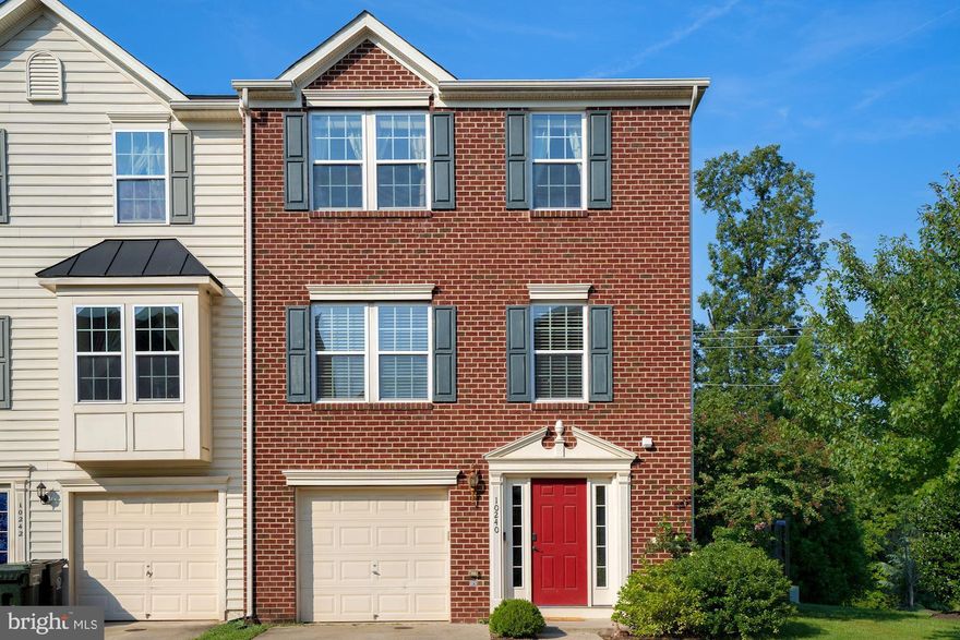 CONTRACT ACCEPTED, AWAITING RATIFICATION, OPEN HOUSE CANCELLED. Absolutely beautiful end unit in the heart of Manassas! This single car garage home has the extended builder bumpout on all three levels making it one of the largest single car garage homes in the neighborhood. The foyer floors are a brand new ceramic tile, the main level has new carpet and new wide plank wood floors, and all kitchen appliances are new within the last year! The rear bumpout on the main level adds an entire sitting area off the kitchen for entertaining or a main level office, and the whole level is lined with large windows, ushering loads of refreshing natural light into your living area! New carpet on the main and upper levels plus new paint presents a super clean and ready-to-move-in home just for you! Fenced back yard with beautiful, spacious paver patio. Walk to grocery store and restaurants, minutes to Manassas VRE, and dog park in the neighborhood are among the many amenities you’ll enjoy owning this home!