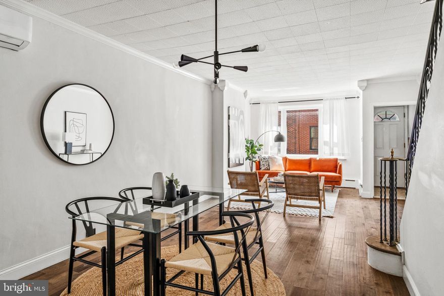 Welcome to your charming South Philly sanctuary! This delightful 2-bedroom, 1-bathroom home is a blend of classic charm and modern convenience, perfectly nestled in one of the city's most vibrant neighborhoods.

Step inside to discover a cozy yet spacious interior. The living area welcomes you with its warm ambiance, ideal for relaxing or entertaining guests. Natural light floods the space, accentuating the hardwood floors and open living area.

The heart of the home, the updated kitchen, is a chef's dream with its sleek countertops, stainless steel appliances, and ample cabinet space. Whether you're whipping up a gourmet meal or enjoying a casual breakfast, this kitchen is sure to inspire your culinary adventures.

Retreat to the inviting bedrooms, each offering comfort and tranquility for a restful night's sleep. The bathroom is spacious with a walk-in shower, and separate vanity area creating a spa-like atmosphere for your daily routine.

But the true gem of this property awaits outside—a fantastic backyard oasis! Whether you're hosting summer BBQs, gardening, or simply unwinding with a book in your hammock, this backyard is your personal haven in the heart of the city.

Conveniently located in South Philly, you'll enjoy easy access to a plethora of dining, shopping, and entertainment options. Explore the vibrant local culture, from eclectic boutiques to world-class dining establishments, all just moments from your doorstep.

Don't miss your chance to own this charming piece of South Philly history with modern amenities and a fabulous backyard. Schedule your showing today and make this house your home sweet home!