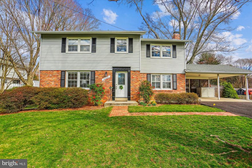 Welcome to this charming colonial, featuring a picturesque backyard with pool. This impressive home welcomes you with its stunning exterior and includes a myriad of updates throughout. The new HVAC system and a newly paved driveway are a couple of the most recent updates. Outside, behind the 2 car-carport you will find that the backyard oasis is fully fenced, providing privacy and security, and features a sparkling pool with its own patio for endless hours of relaxation and entertainment. A new shed offers additional storage while the large maintenance-free deck, built in 2020, provides the perfect setting for outdoor gatherings. Brand-new stainless-steel gutter guards ensure hassle-free maintenance. Inside, the home offers convenient amenities such as a portable generator, electric heavy up, and a whole house fan. The updated kitchen dazzles with stainless steel appliances and a spacious island, making meal preparation a delight. Adjacent to the kitchen, the dining room offers a seamless flow for hosting dinner parties and gatherings. The main level also features a cozy family room adorned with a fireplace, as well as a spacious living room. Upstairs, retreat to the fully renovated bathrooms and four generously sized bedrooms. There are also 2 cedar closets on this level. Navigating downstairs, the walk-up basement offers a wealth of possibilities with both finished and unfinished spaces. The spacious finished section with bar is perfect for a recreation room, home theater, or office. The unfinished section is ideal for storage or creating a workshop tailored to your needs. Conveniently located within walking distance to shopping and dining, and just a short drive to I-270 and the ICC/MD 200, commuting and everyday errands are a breeze. The Shady Grove metro stop is only a couple of miles away. Don't miss the opportunity to make this wonderful colonial your new home, where comfort, convenience, and relaxation await! Schedule your showing today.