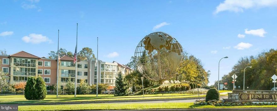 Leisurely living at its best!!  This is a sunny and bright 2-bedroom condo featuring an eat-in kitchen with a window overlooking courtyard.  Spacious living area exiting out onto the private enclosed balcony where you can enjoy the quiet peace of the area.  Garage parking included. This condo is located next to Club House II which offers a theatre, gathering places and meeting rooms.  Club House I offers a new and improved fitness area, pool and restaurants!!  Activities include the golf course, tennis courts, indoor/outdoor pools and pickle ball games along with many other clubs!! Short distance to Metro giving access to Washington DC, Northern VA and Maryland.  Close to commuter routes including the ICC, I-95, I-495 and I-270.  Shopping is around the corner with a variety of shops and grocers.  Convenient living at its best!!