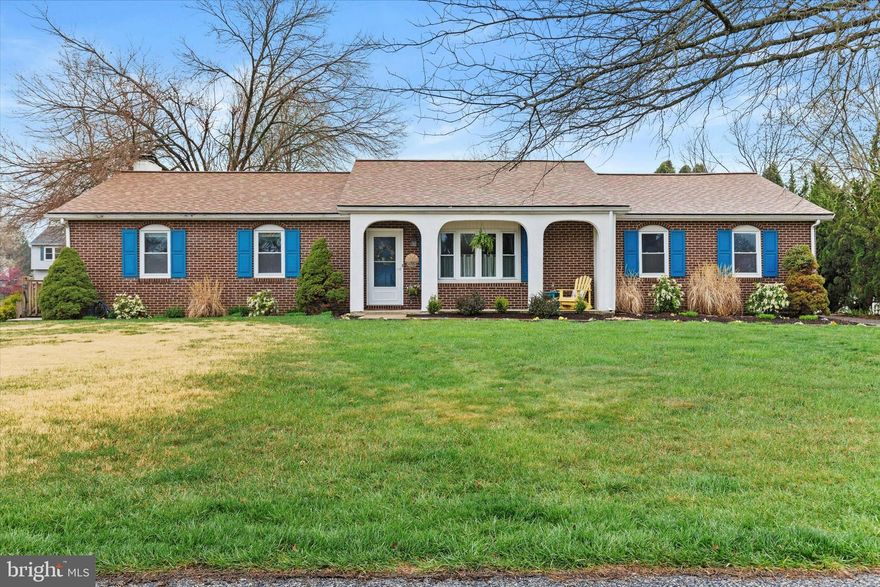 Move right in to this well-maintained brick front ranch home.  Entering into the  home from the covered front porch is the living room with large bay window offering meticulous floors then entering into the eat-in kitchen with kitchen island, large pantry, granite countertops and stainless appliances.  Enjoy the inviting covered back patio area off of the dining area while relaxing in the salt water hot tub, reading a book or entertaining some family and friends in the private level back yard.  The main floor also offers 3 bedrooms and two full bathrooms.  Primary bedroom has full bathroom and walk-out access to the back patio.  The partially finished walk-out lower level offers a family room with wood fireplace and built in bookcases, office or work out area, bedroom, laundry room and storage space.  Water softener, sump pump and reverse osmosis systems are some added comforts.  Water heater, furnace roof and sliding glass doors all replaced within the past 5 years.  Need added storage?  The rear entry oversized two car garage has the added storage that you need.  Conveniently located to dining, shopping, schools and major highways.  The home is a must see!