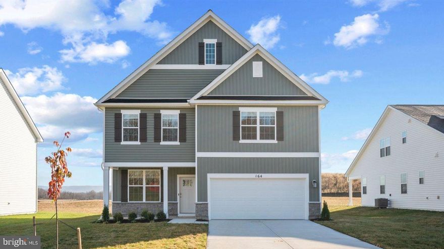 Nestled within stream valleys and lush forest, the exclusive Pinegrove community boasts wooded home sites and a plethora of amenities for an active lifestyle. The Penwell floor plan includes 4 bedrooms and 2 1/2 bathrooms. The fully finished lower level rec room provides extra space for hosting guests. Upon entering this showcase home, you are welcomed by a versatile flex space that can be customized to suit your family's needs. The spacious open concept kitchen is conveniently located next to the family room, creating an ideal layout for entertaining friends and family