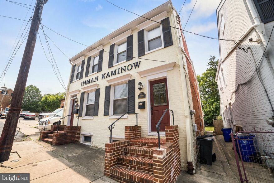 This listing is for both buildings, both 408 and 410 W Patrick Street. The buildings are connected interiorly . Beautiful hardwoods throughout both units. Countless renovations throughout. There are 9 offices/conference rooms, along with a reception area, a waiting room, and 3 half bathrooms. Large kitchen in the rear. Basement in both units. Fenced in yard with multiple exits to rear yard. Almost 2800 sq feet in total. Plenty of free street parking. Options are plentiful, office/investment/office/retail. Possible mixed-use or residential potential?