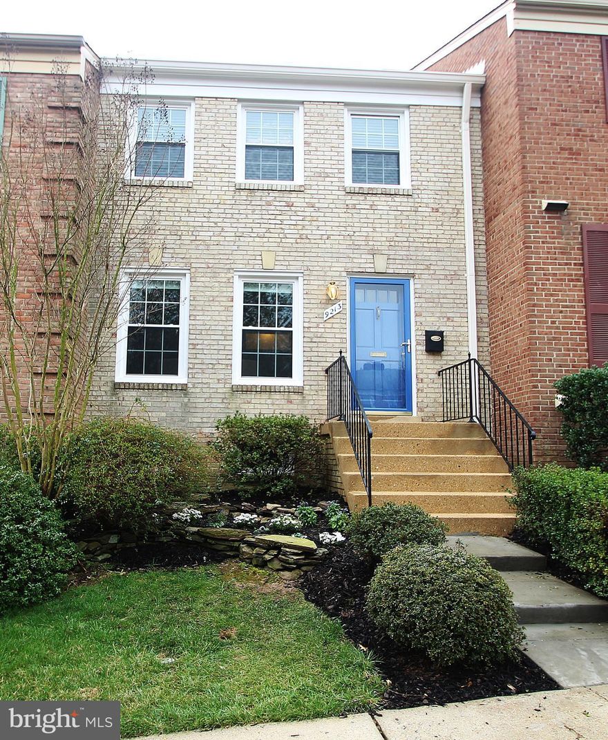 In sought-after Stonehurst, this all-brick Madison model with 3 bedrooms, 2 full and 2 half baths on three finished levels has rare charm. The inviting kitchen features new stainless Energy Star appliances, gorgeous granite counters, and beautiful hardwood floors on 2 levels.   Built-in cabinets and book shelves provide extra storage in the spacious living room.  The separate dining room  has wonderful light and  French doors which open to a private walk-out brick patio garden.  Upstairs in the master bedroom, a wall of  windows allows for an airy private space with an updated master bath with shower.  Two additional bedrooms, with Southern-facing windows, overlook the garden.  Downstairs, the cozy lower level recreation room has new carpet and a wood-burning fireplace. Located just a mile from the Vienna Metro and close to shops and restaurants (Artie's, Mama Chang's, IHop, Trader Joe's, Pan Am Shopping Center and MOSAIC), Stonehurst is a leafy oasis of solid brick townhomes convenient to Rte. 50, I-495, Lee HWY,  and Rte. 66...a commuter's dream!