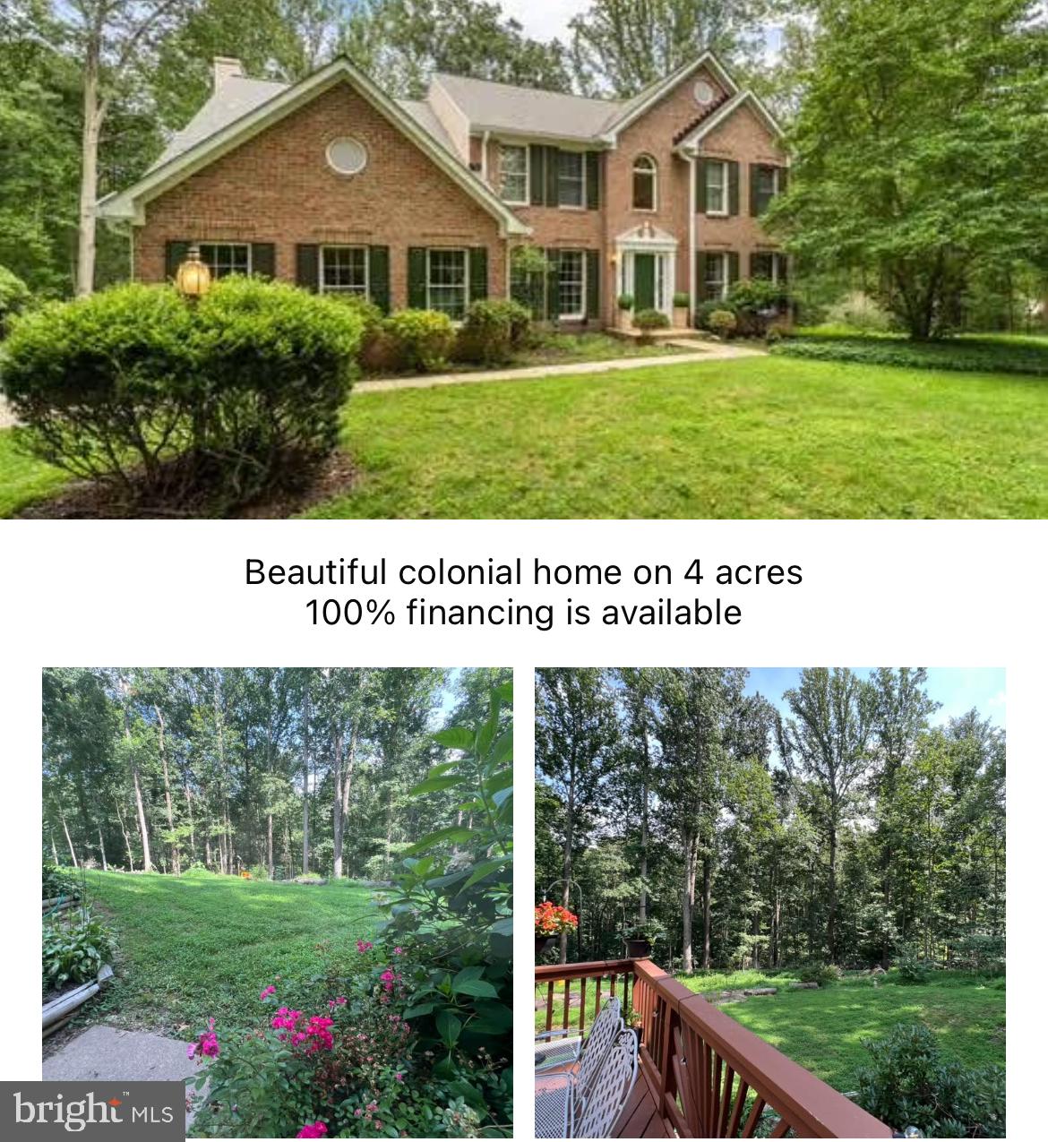 OPEN HOUSES 🏡 Sunday 2-4pm
* * * 100% financing available / also USDA loan eligible area * * * Welcome Nature Lovers! This home is a hidden treasure. This home offers 4 bedrooms, 2.5 baths on a 4 acre beautiful lot surrounded by forestry. 4000+ total finished sqft.
Some of the recent updates include: heat pump, stainless appliances, laminate flooring. The backyard received a major facelift by removing many trees to offer more play and entertainment area.
You will find spacious bedrooms upstairs, ample entertainment area on the main level, lower level offers exercise room / gym and large living room. Unfinished area is perfect for storage, room to add additional rooms. You will find the laundry room on the upper level, conveniently located near the bedrooms.
Large shed on the backyard for all your gardening tools. Playground will convey.
Detailed description below:
🏡 Secluded Colonial on 4 Acres – A Hidden Gem in Hammond Estates, Eldersburg
Welcome to 1315 Brunswick Drive, where luxury, privacy, and convenience meet in the heart of one of Maryland’s most sought-after communities. Tucked away on 4 lush acres in Hammond Estates, this brick-front Colonial offers over 4,000 sq. ft. of beautifully finished living space — plus unmatched access to nature, top schools, and modern amenities.
🌿 A Lifestyle Surrounded by Nature
Enjoy a true retreat, with towering trees, offering seasonal beautiful views and starry nights. A hidden creek right behind your home that flows into Liberty Reservoir — Maryland’s second-largest lake. Nature lovers will appreciate the wildlife. The property is in a quiet cul-de-sac and also includes a shed, a playground. Enjoy the quiet, natural surroundings as you drive down the private driveway, Walk there in just 25 minutes for hiking, kayaking, or birdwatching. It’s a private escape that changes beautifully with the seasons.
🛍️ Close to Everything You Need
Despite its peaceful setting, the home is just 1 mile from shopping centers including Safeway, Home Depot, Aldi, Sephora, Martin’s, and Walmart — all within a 5-minute drive.
🍽️ Dining & Leisure: You’re surrounded by local restaurants, a popular craft brewery, and a well-loved winery, perfect for relaxed weekends.
🎓 Top-Rated Schools: Located in a highly rated school district, offering excellent education options for all ages — a major asset for families.
✨ Inside the Home
• 4 spacious bedrooms | 2.5 bathrooms | First level office room
• Side-load 2-car garage | Ample storage throughout
• Large windows with forest views
• Primary suite with soaking tub + walk-in shower
• Finished lower level with recreation space + workbench area
🔧 Recent Upgrades Include:
• Brand new stainless steel appliances
• New carpet (2nd floor & basement) + laminate floors
• Updated heat pump + Ecobee smart thermostat
• New washer/dryer, toilets & gutter guard system
• High-speed internet for remote work & streaming
🌺 Outdoor Living at Its Best
• Oversized entertainment deck
• Professionally landscaped with azaleas, flowering trees, and perennials
• Dedicated playground area + storage shed
• The property features a unique garden cultivated with a variety of fresh vegetables and herbs, including mint, tarragon, thyme, basil, eggplant, zucchini, cucumber, garlic, tomatoes, and English potatoes.”
🍂 Live Beautifully Year-Round
• Spring: Nesting robins & blooming trees
• Summer: Shaded trails & outdoor gatherings
• Autumn: Colorful foliage & crisp hikes
• Winter: Serene, snow-covered, quiet
📍 Close distance to Columbia, Westminster & commuter routes
🎯 Ideal for nature lovers and families
