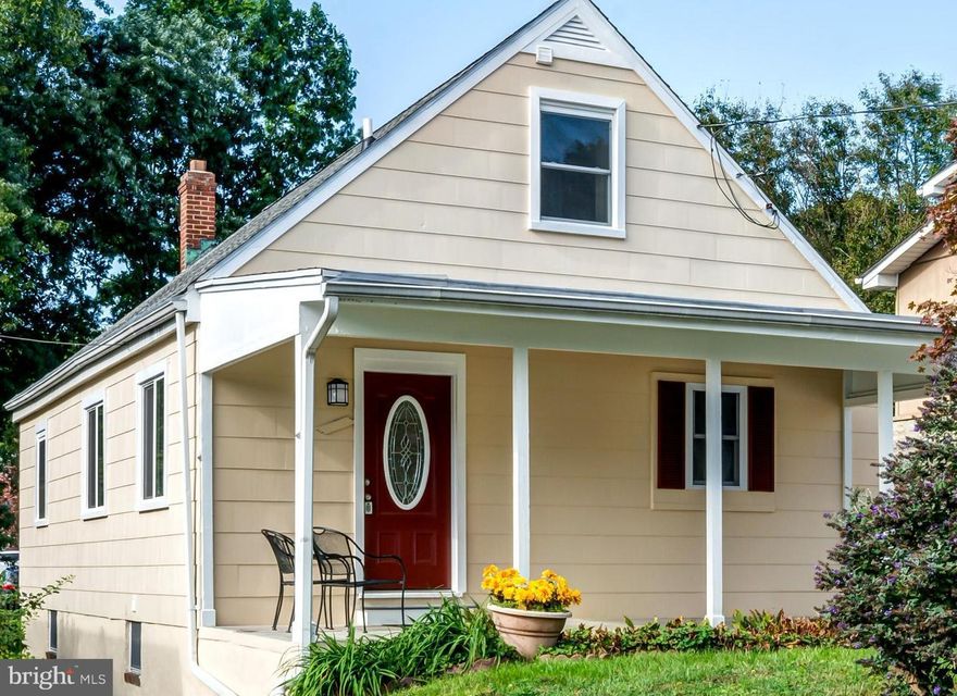 Spectacular renovated Parkville home. Beautiful new kitchen with granite, SS appliances, tile floor. Gleaming hardwood floors on main level. Upstairs has been transformed into a spacious master suite with full bath, loads of closet space. Carpeted lower level features family room, bonus room, full bath. Relax on your front porch. Entertain in your backyard. One-year AHS home warranty included.