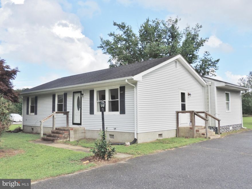 Now available to the Public is this well maintained rancher located in Mardela Springs, MD! Check out this 1399 sq. ft. home with 4 bedrooms and two full baths that sits on a .67 acre County lot.  This home shows very well and is move in ready.  Updates to include new hardwood laminate flooring, remodeled main bathroom and new hot water heater in 2021.  All appliances convey with the sale.  Plenty of room to spread out with a large lot with plenty of room in the back and side yards.  Storage shed is included.  Paved driveway with off street parking. There is a self contained sprinkler system that is not currently hooked up but all of the components are there. Make your appointment today!