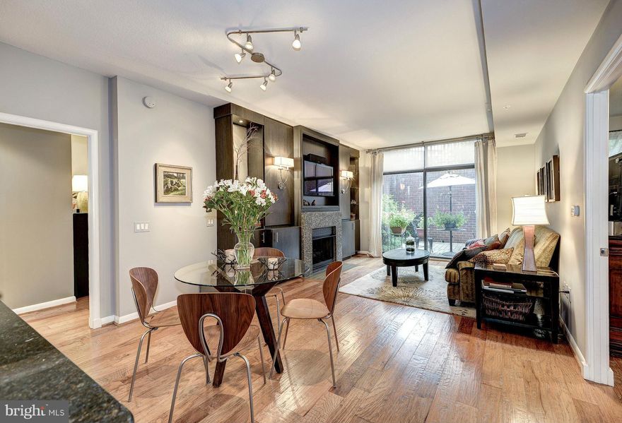 Sleek + contemporary 2BR/2BA w/ terrace + parking in the heart of Clarendon! Mins to Metro! Indulge in this comfortable + chic urban lifestyle. Custom millwork, hardwoods + upgraded lighting features. 2 master suites w/ attached BAs + walk-in closets. Terrace perfect for entertaining. W/D. Mins to popular restaurants, retail + more. Walk Score: 95.  ALL OFFERS DUE BY 5:00 P.M TUESDAY 10/4.